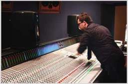 Chris Mixing in Canada on an SSL